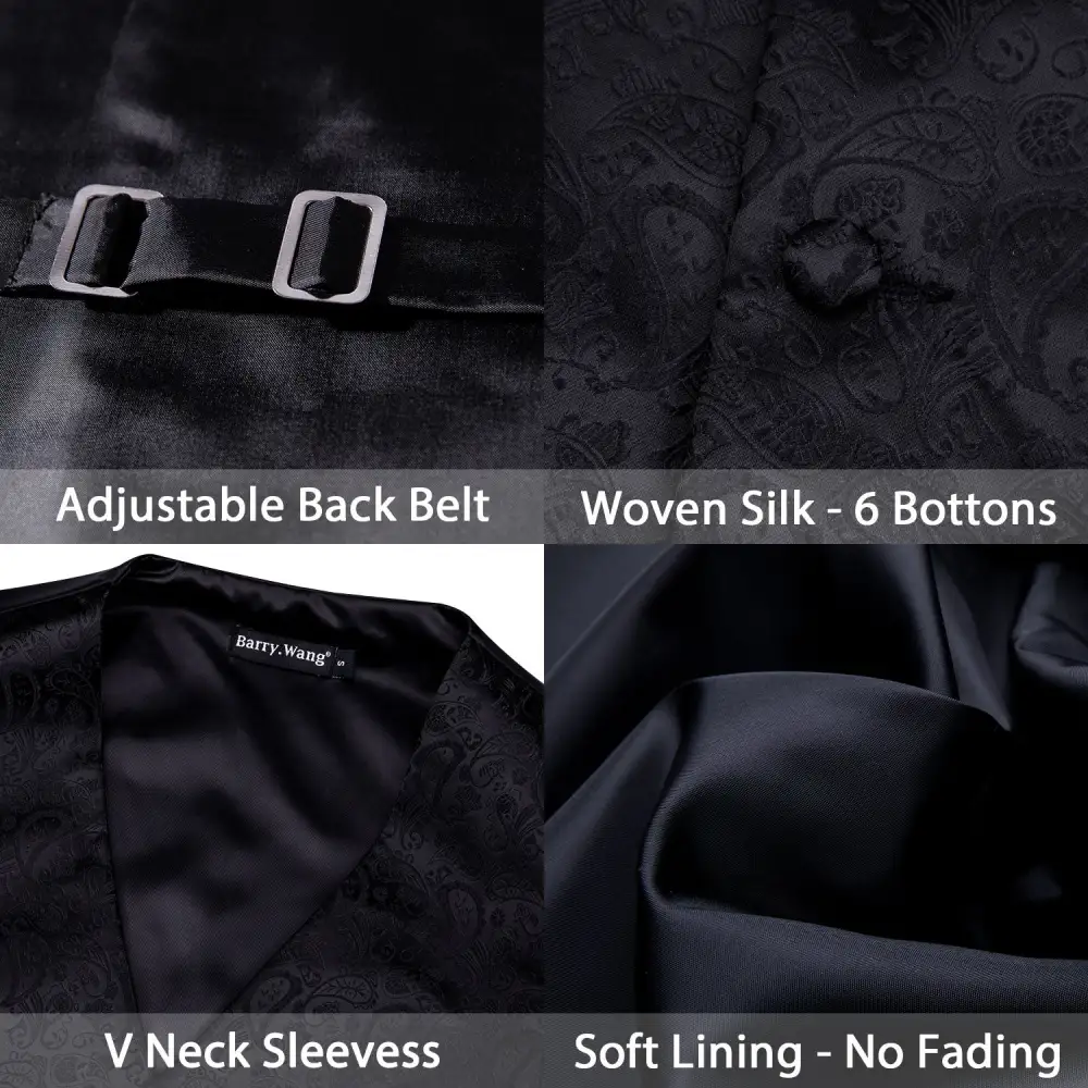 Paisley Jacquard Dress Vest Set