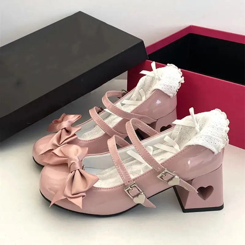 Patent Leather Ankle-Strap Pumps