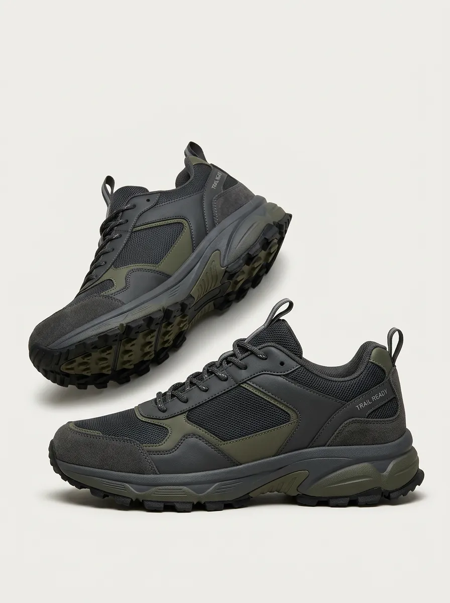 Trail-Inspired Hiking-Inspired Casual Sneakers