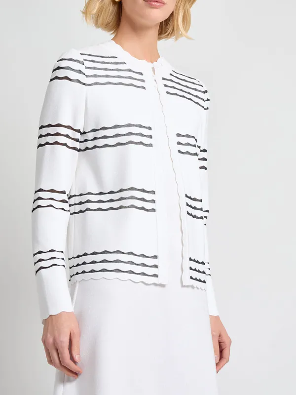 Hollow Striped Knitwear