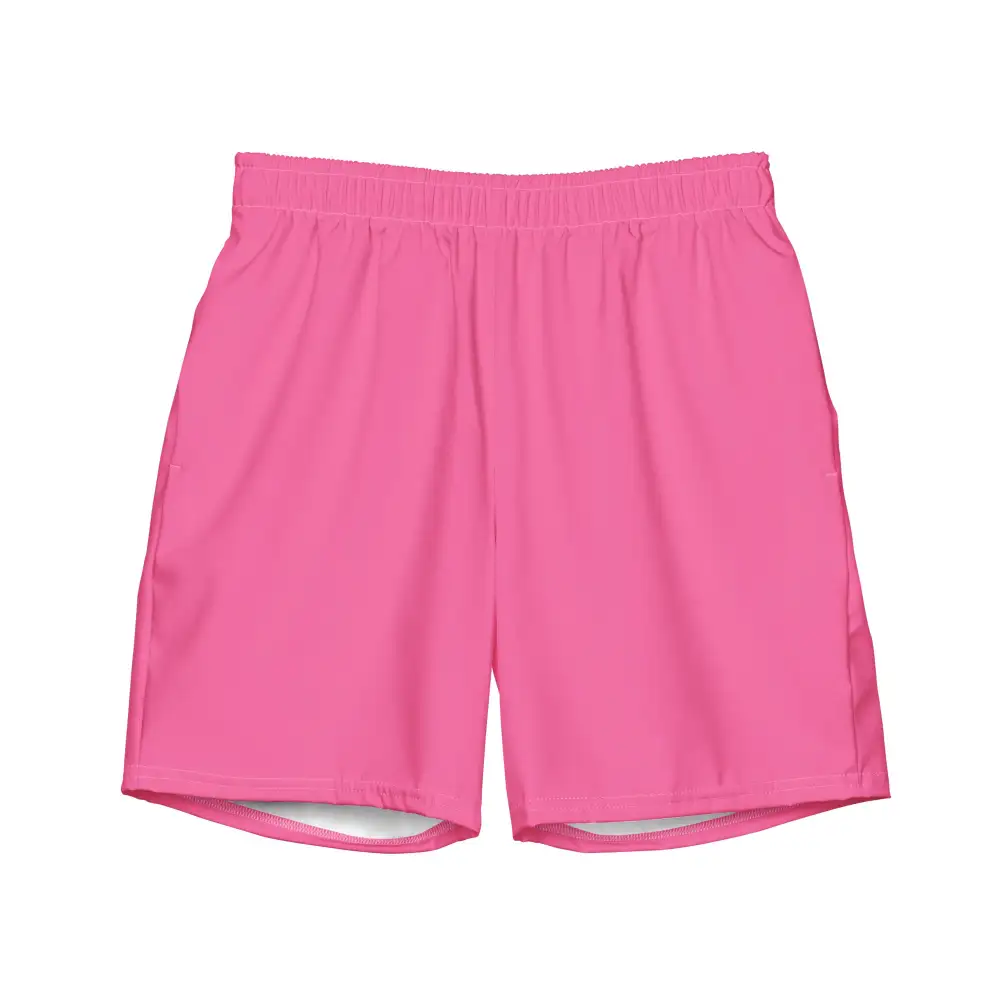 Quick Dry Lined Printed Swim Trunks