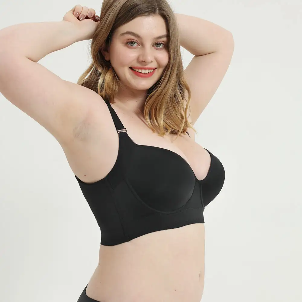 Deep Cup Bra Hide Back Fat With Shapewear Incorporated