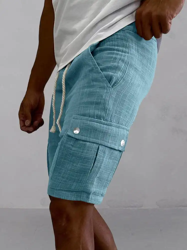 Lightweight Cotton Cargo Shorts