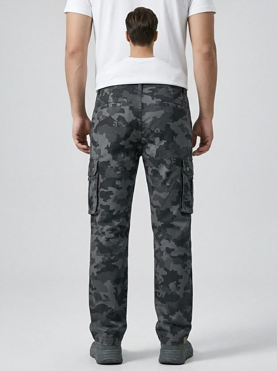 Digital Camo Urban Camouflage Cargo Pants