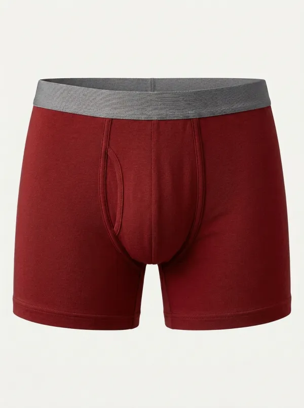Men's Elastic Waistband 3-Pack Boxer Briefs