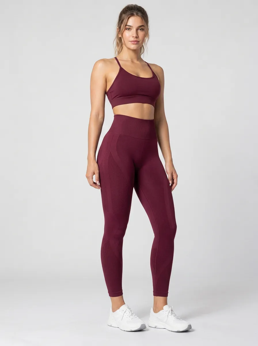 Women's Agile High Waist Seamless Fitness Leggings