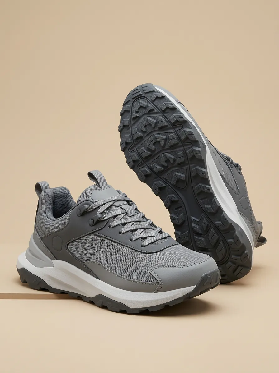 Urban Hiking-Inspired Casual Sneakers