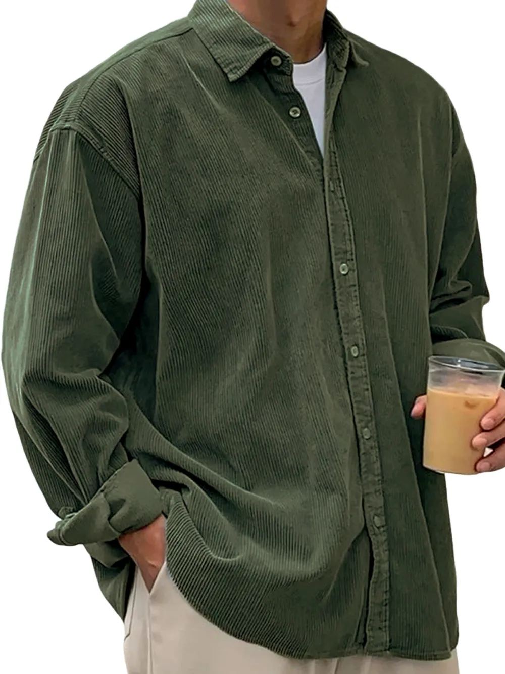 Everyday Corduroy Long Sleeve Shirt