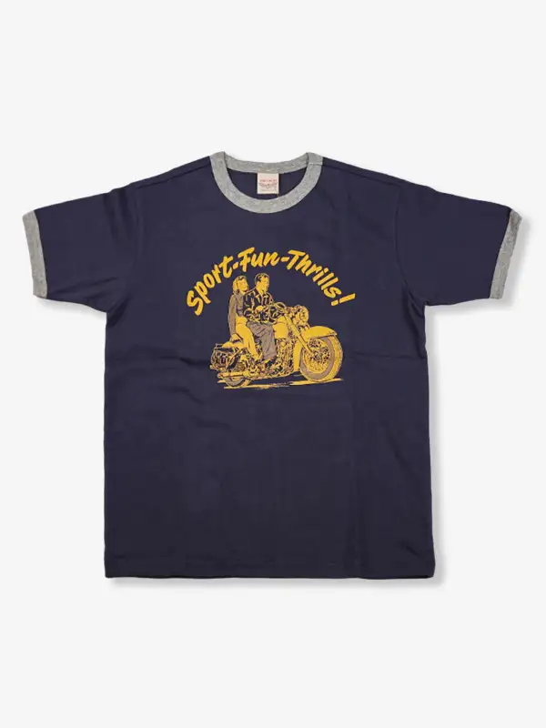 Heavyweight Cycling Printlinger Tee