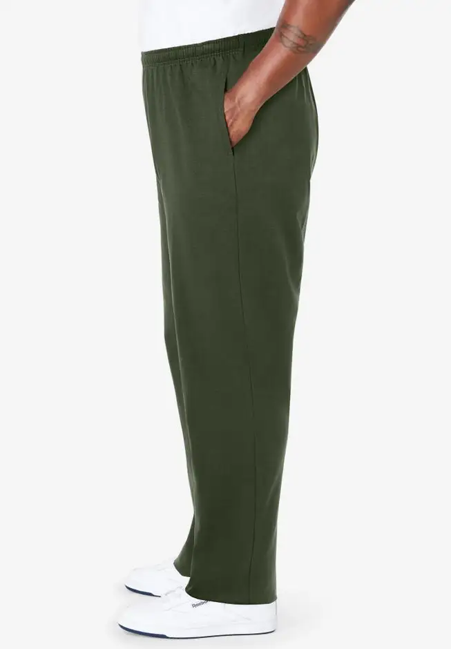 Lightweight Jersey Open Bottom Sweatpants