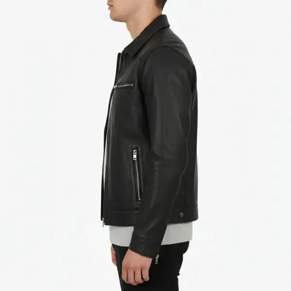 Suede Biker Trucker Jacket