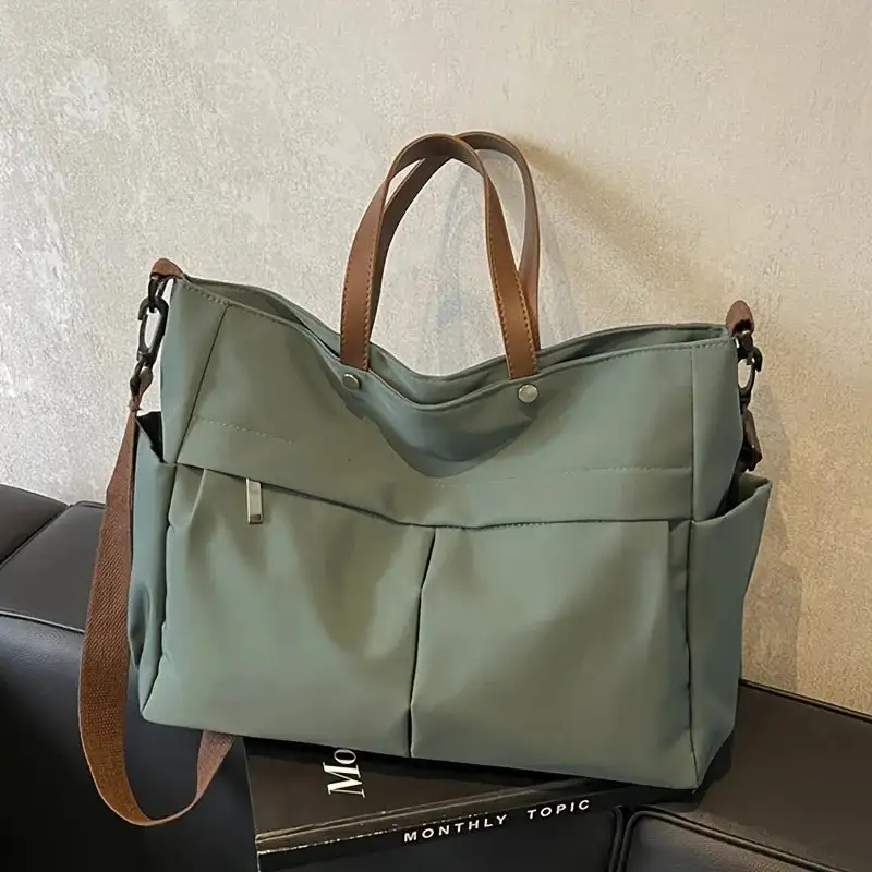 Seasonal Trend: Nylon Puffer Large-Capacity Tote