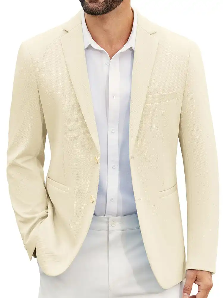 Casual Two-Button Suit Jacket