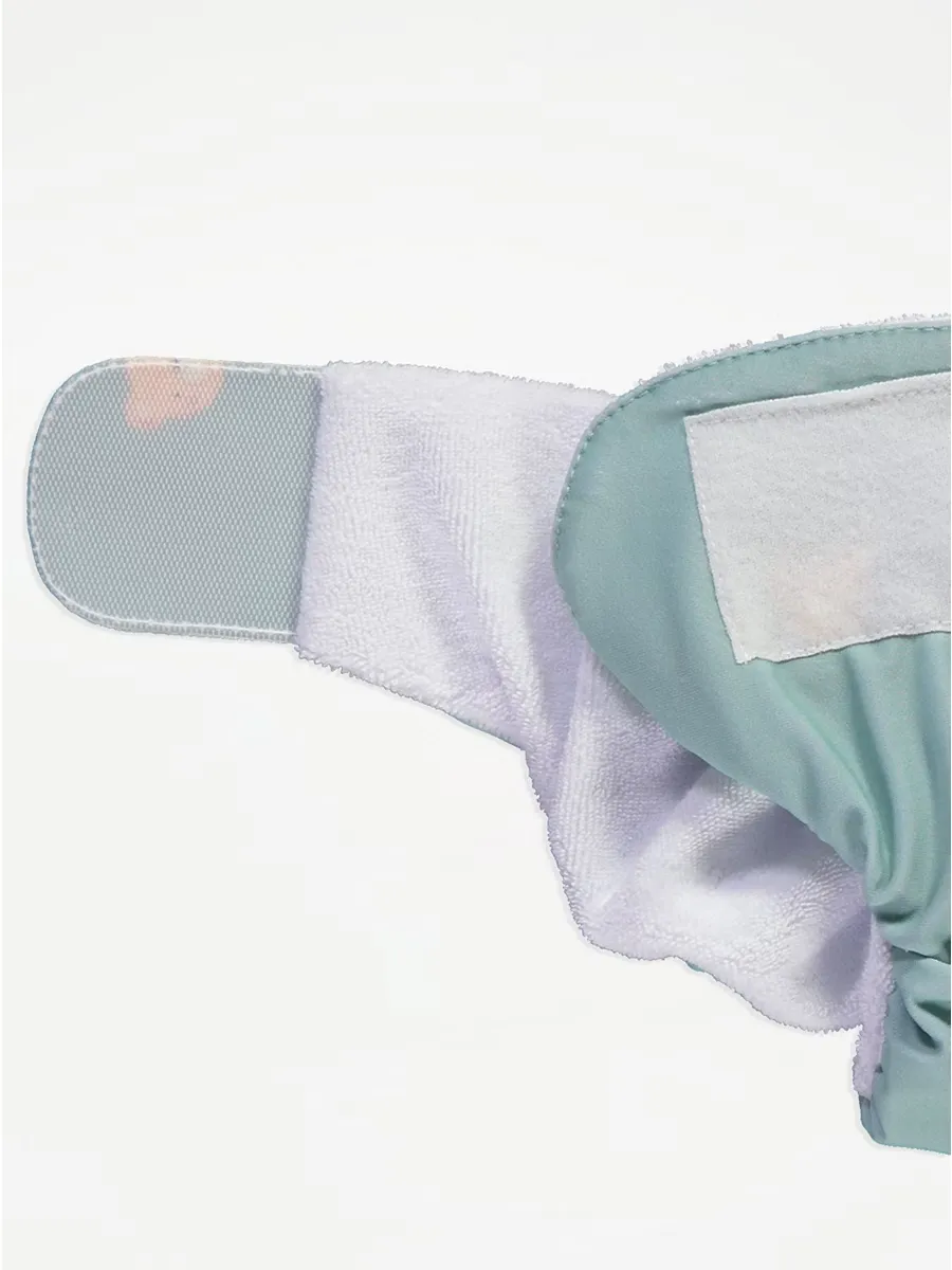 Sage Green Teddy Bear Swim Nappy