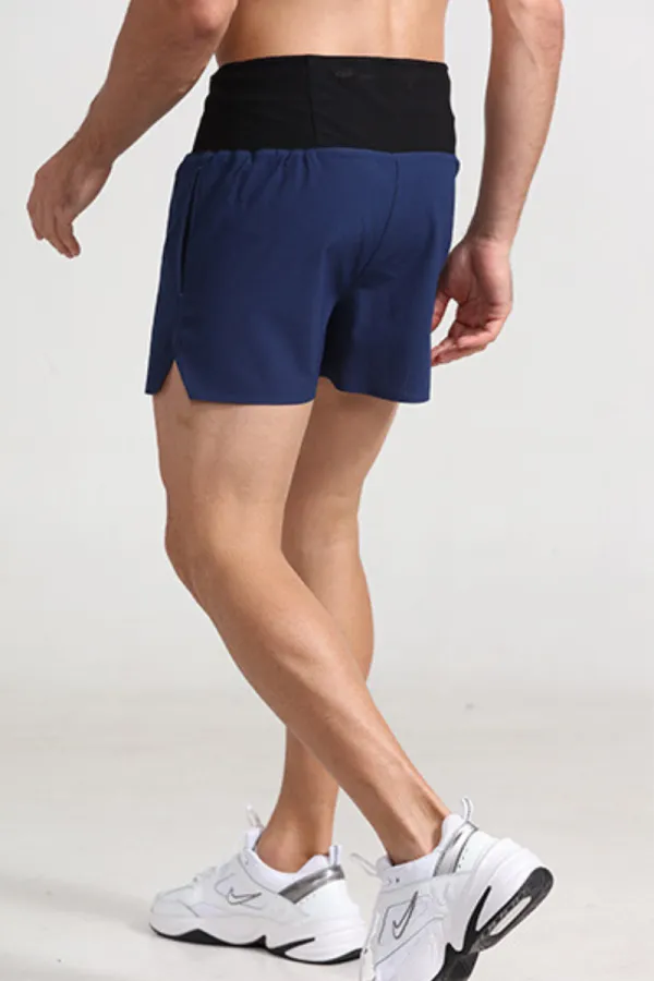 Quick Dry Storage Pocket Dual Layer Athletic Shorts