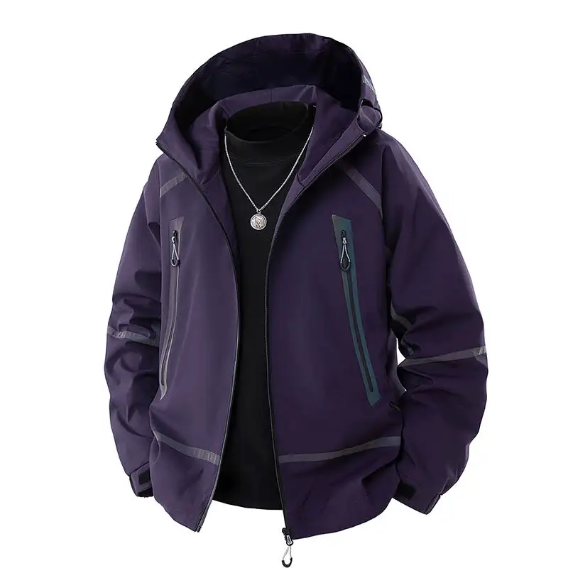 Reflective Trim Utility Jacket