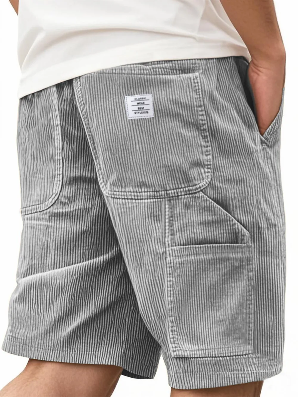 Corduroy Utility Pocket Shorts