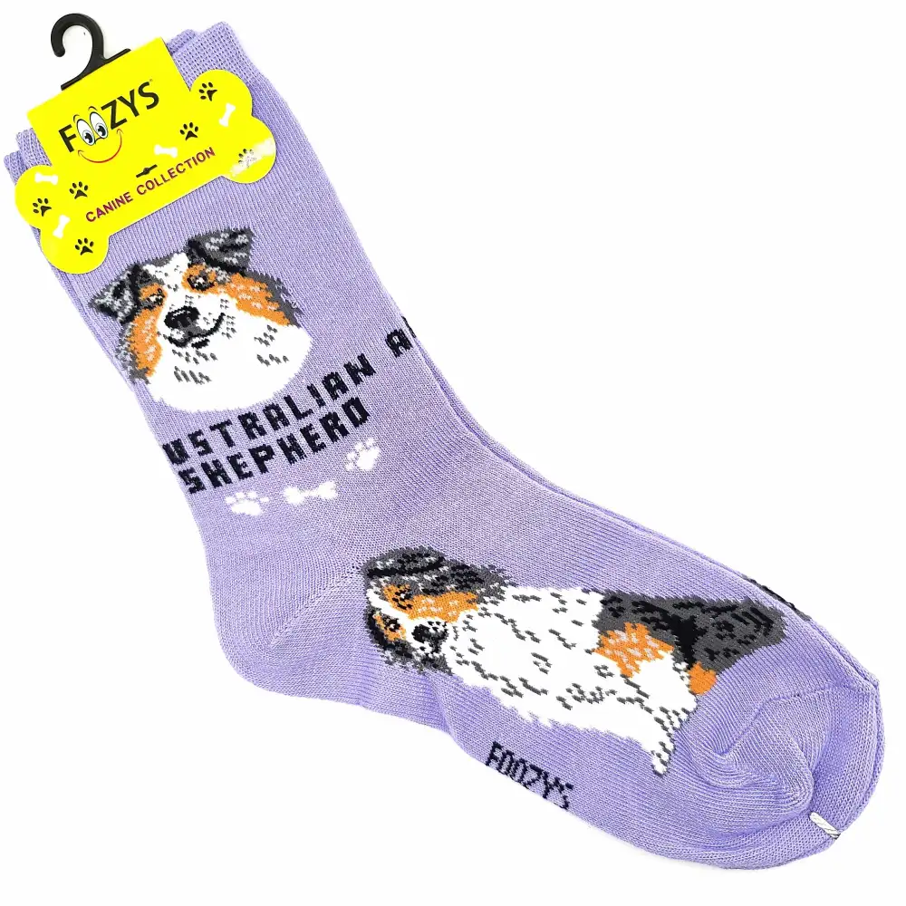 Unisex Shepherd Dog Crew Socks