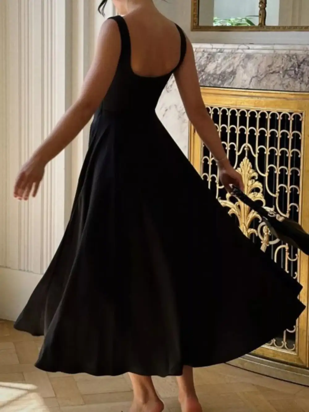 Soft Touch Square Neck Dress