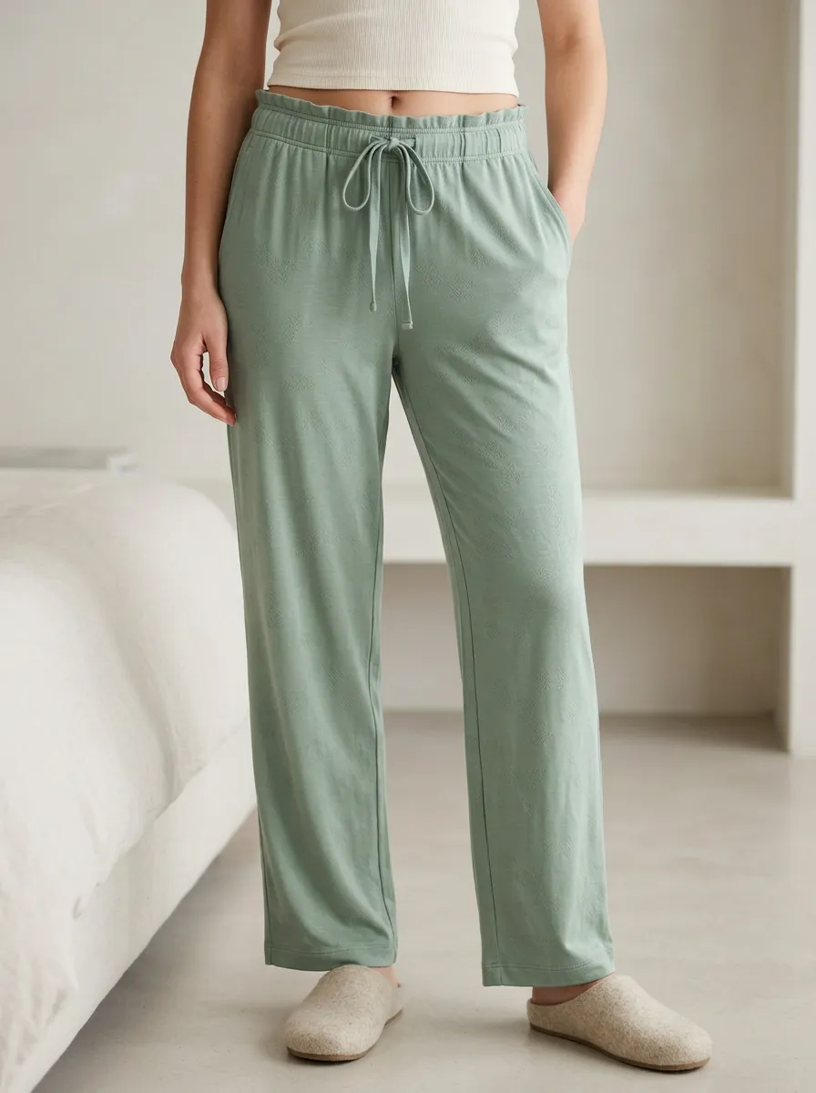 Straight Leg Relaxed Relaxed Pajama Pants