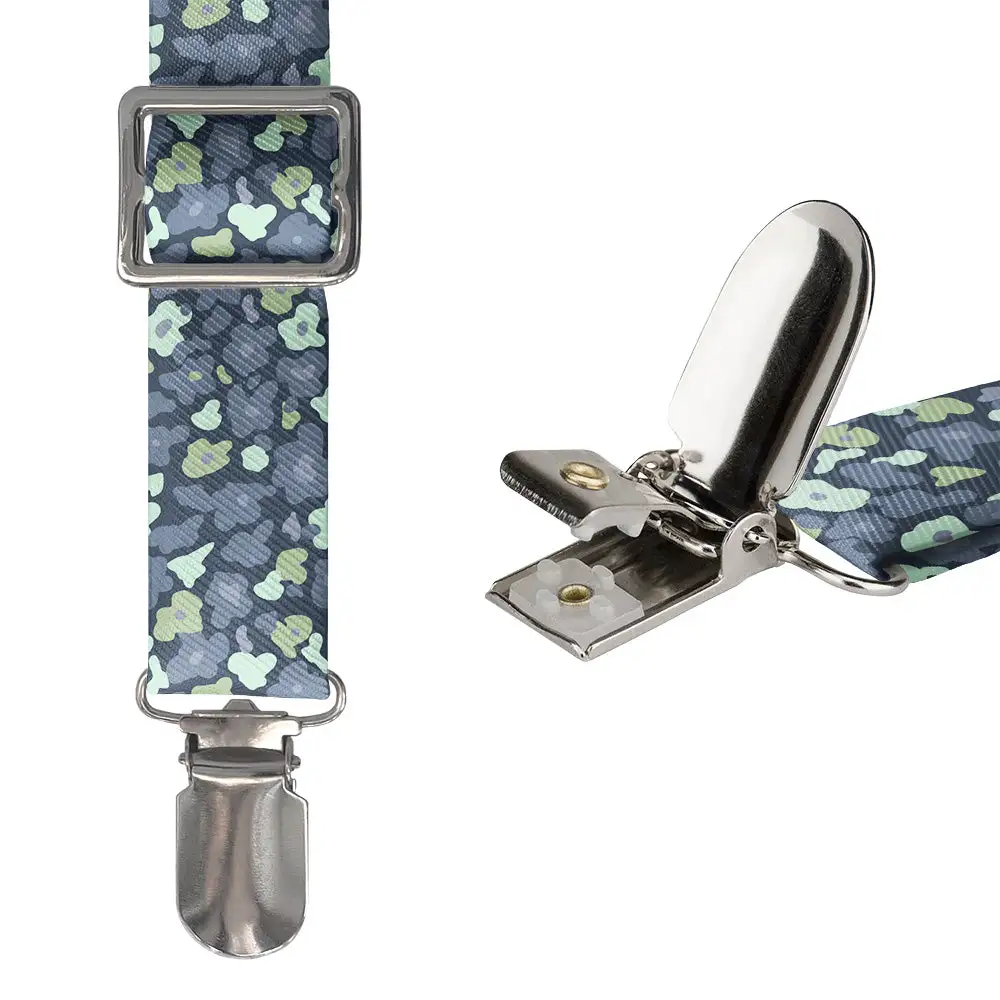 Camo Floral Pattern Suspenders