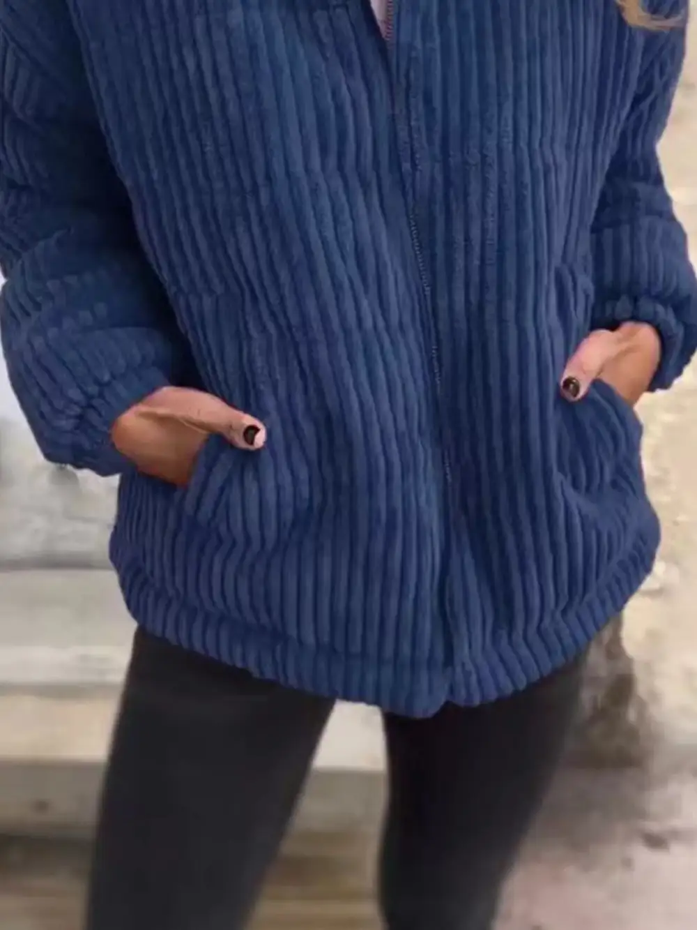 Full Size Zip Up Turtleneck