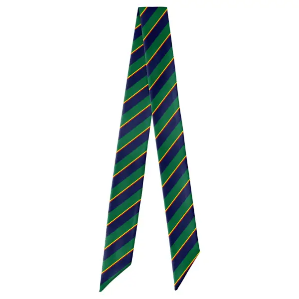 Federal Stripe Pattern Hair Scarf