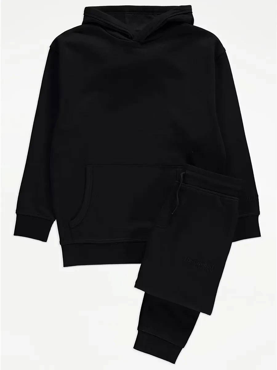 Black Un-Limited Division Hoodie and Joggers Set
