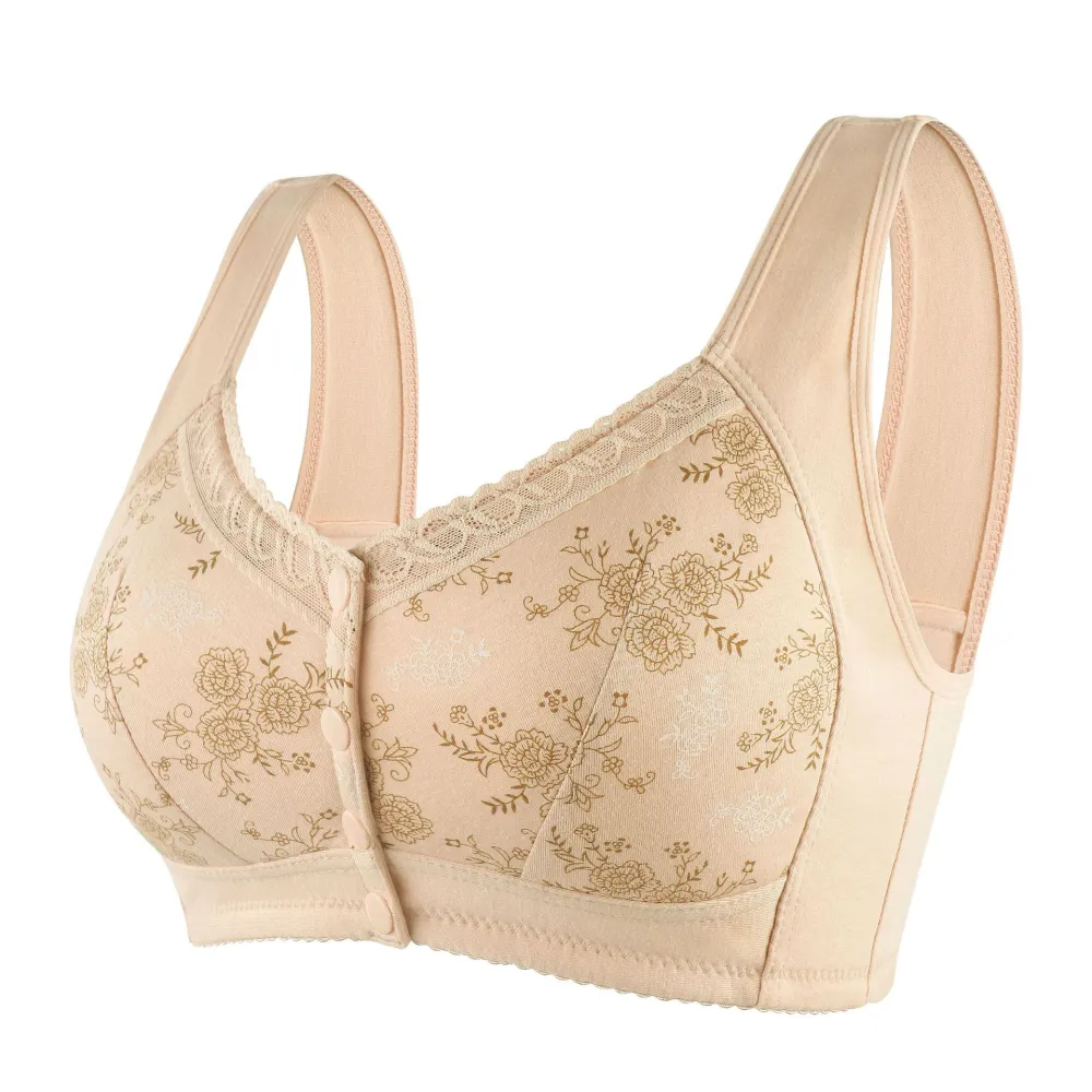 🔥Buy 1 Get 3(3packs)🔥 Mama Cotton Front Closure Bra-FREE SHIPPING