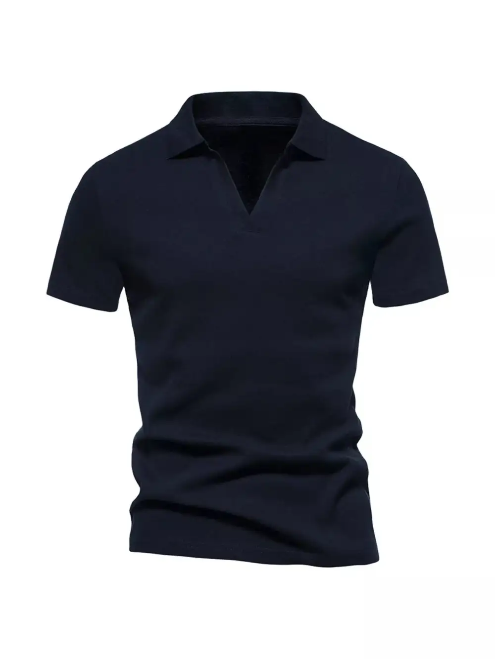 Notched-Collar Polo Shirt