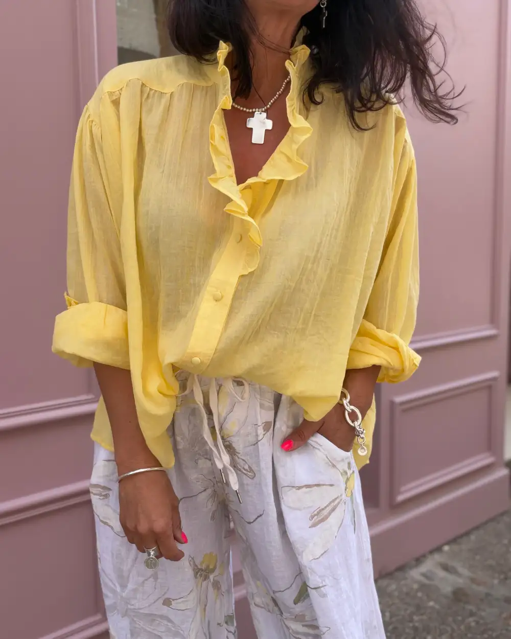 Modern Cotton Relaxed-Fit Blouse