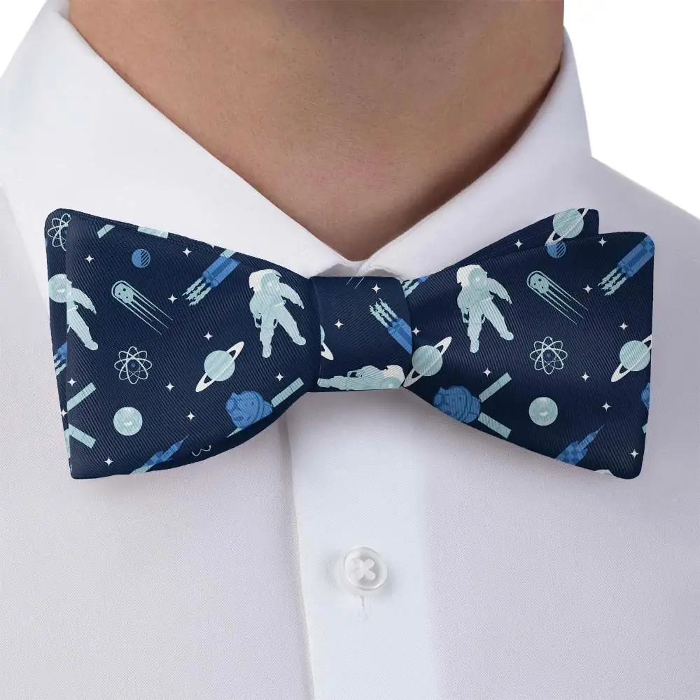 Rocket Man Space Theme Bow Tie