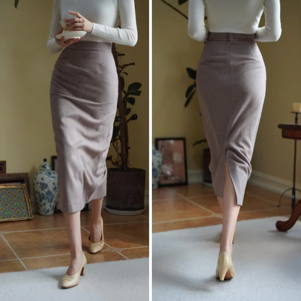 Simple Daily Everyday Casual Polyester Skirt