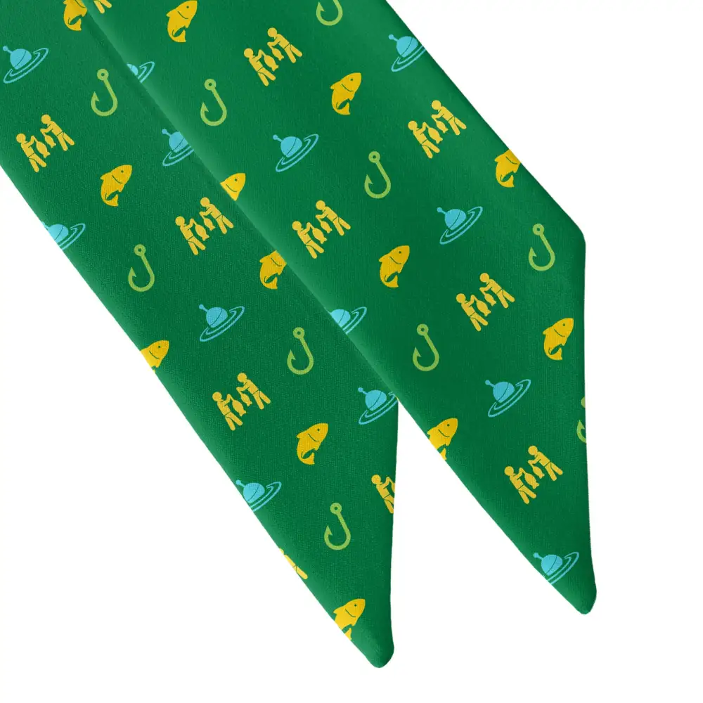 Fishing With Friends Design Hair Scarf