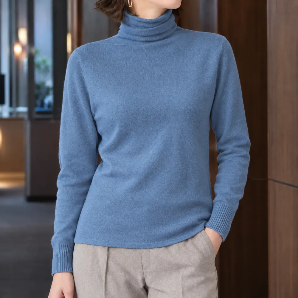 Turtleneck Polished Sweater