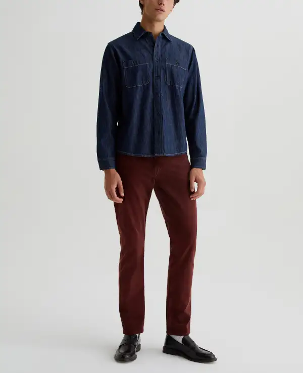 Men's Stretch Utility Denim Shirt
