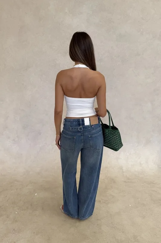 White Halter Tank