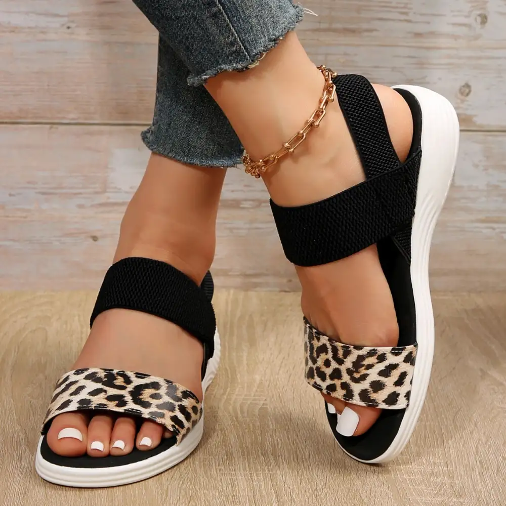 Classic Open-Toe Heeled Sandals