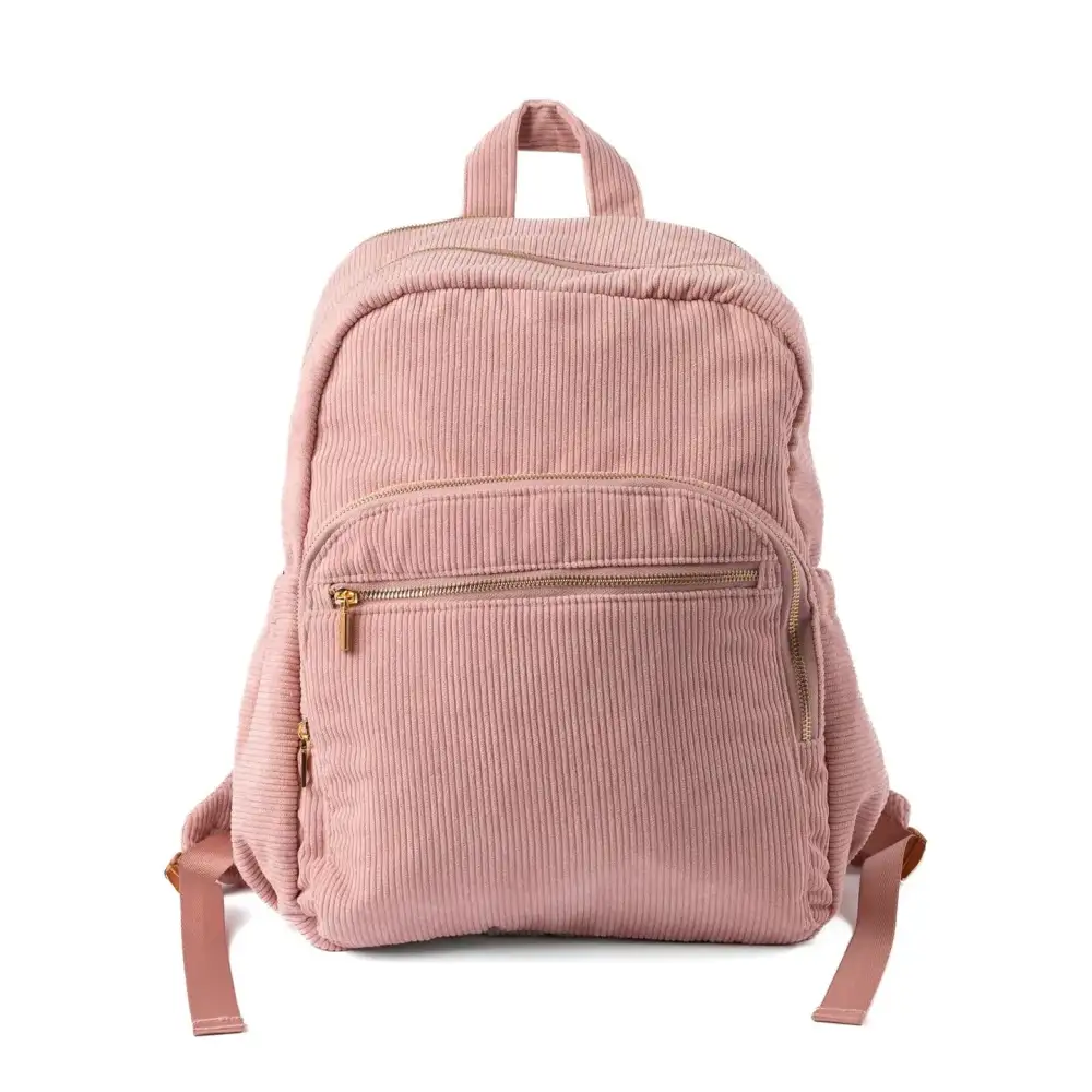 Everyday Style Corduroy Backpack