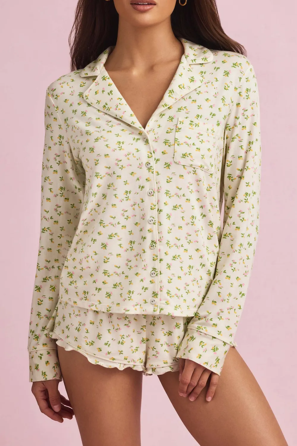 Versatile Basic Casual Women's Pajama Jacket