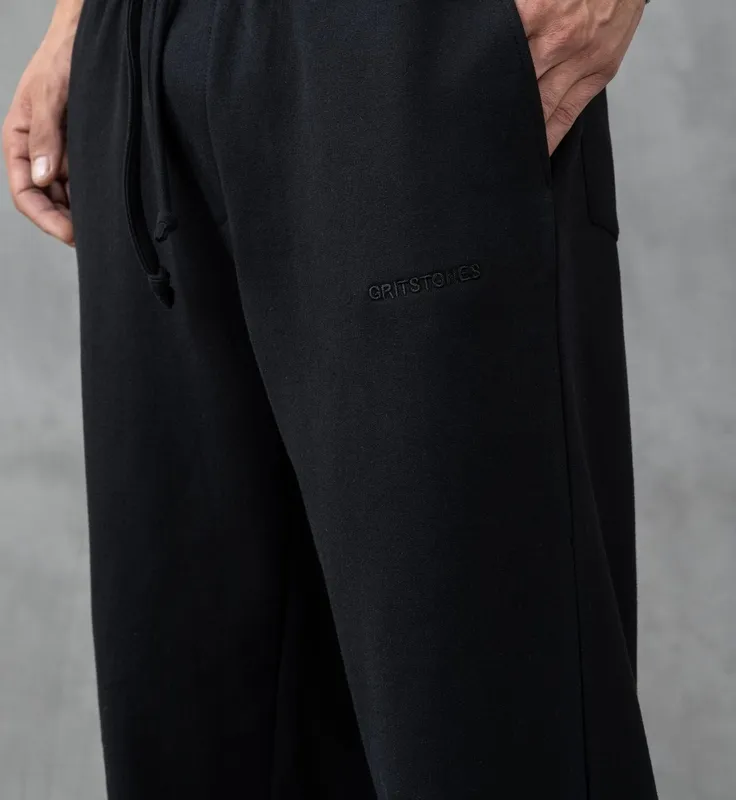 Black Lightweight Fleece Pullover Hoodie