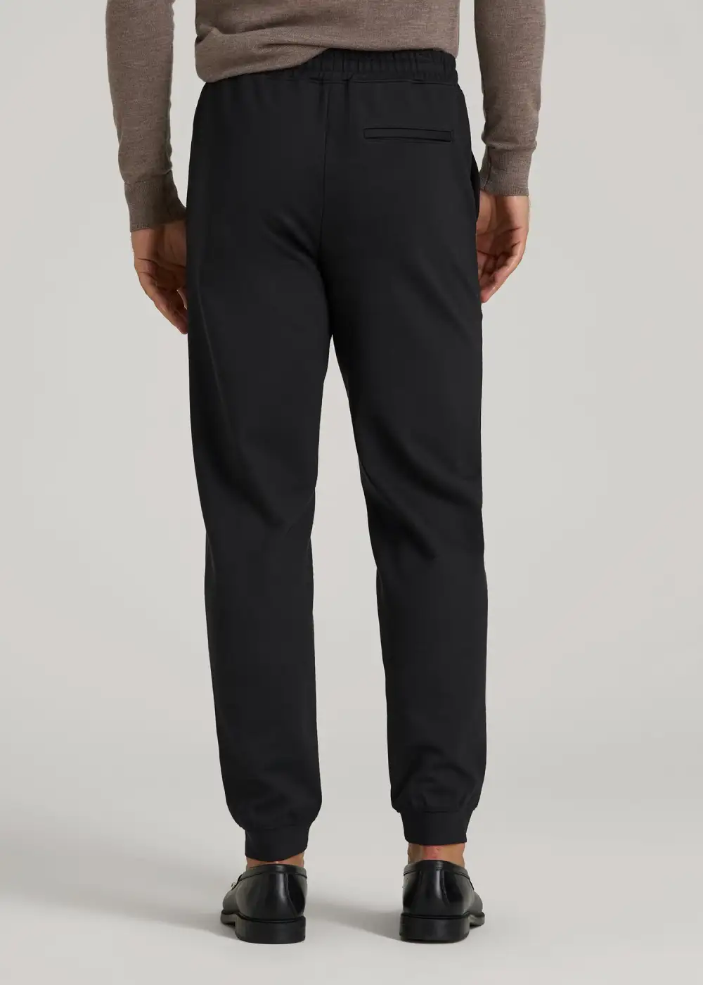 Men's Classic Tapered Fleece Ponte Jogger Pants