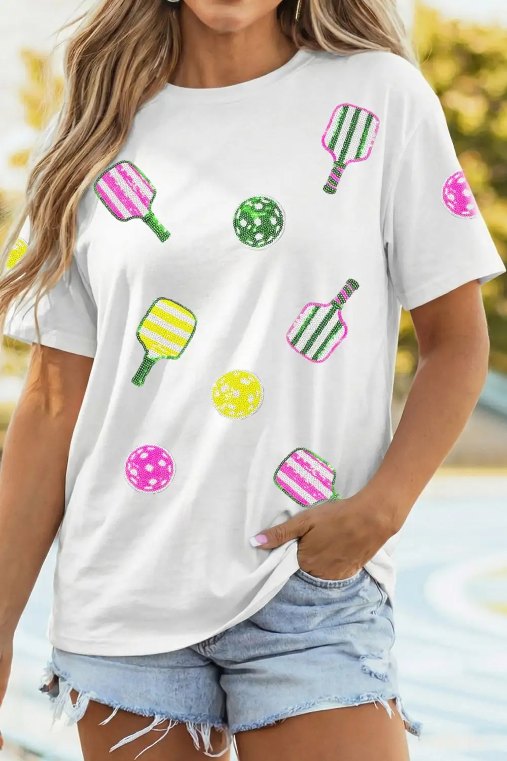 Shape Graphic Active Casual T-Shirt