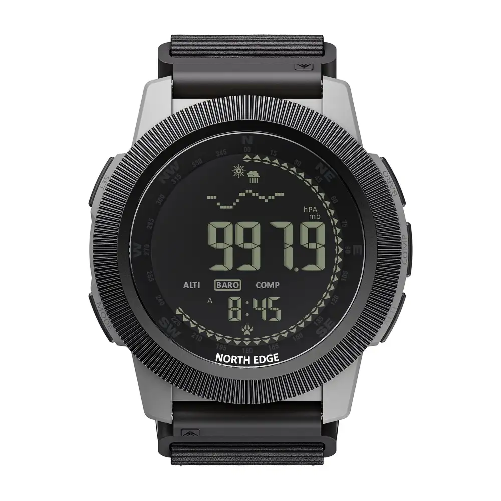 North Edge Altimeter Barometer Compass 50M Tactical Outdoor Watch APACHE-CF
