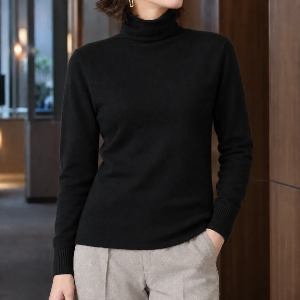 Turtleneck Polished Sweater