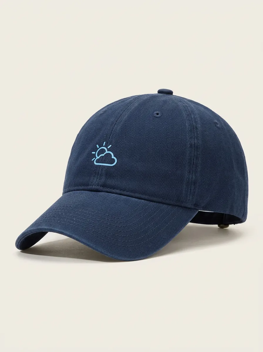 Unisex Weather Lover Sun Cloud Printed Baseball Cap
