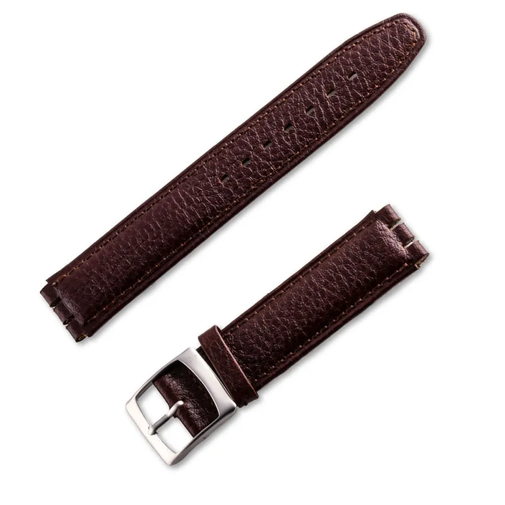 Grained Calf Leather Watch Strap
