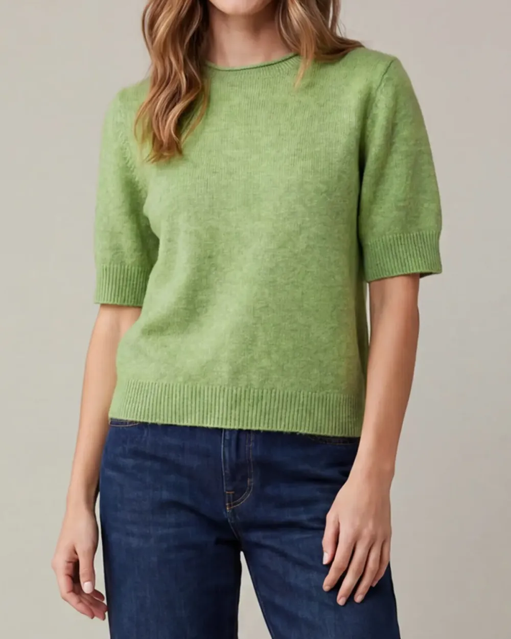 Short Sleeve Sweater Top