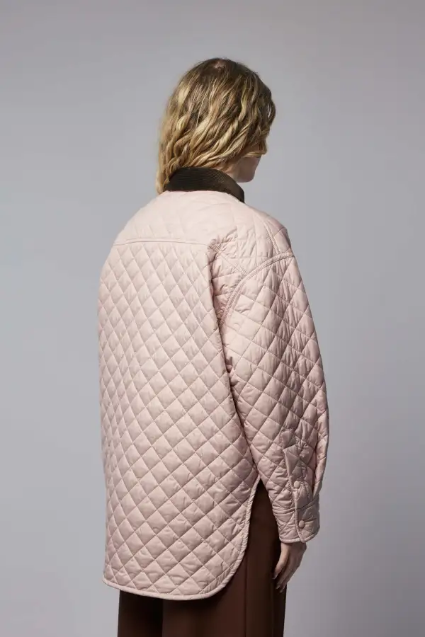 Quilted Layered Shirt Jacket