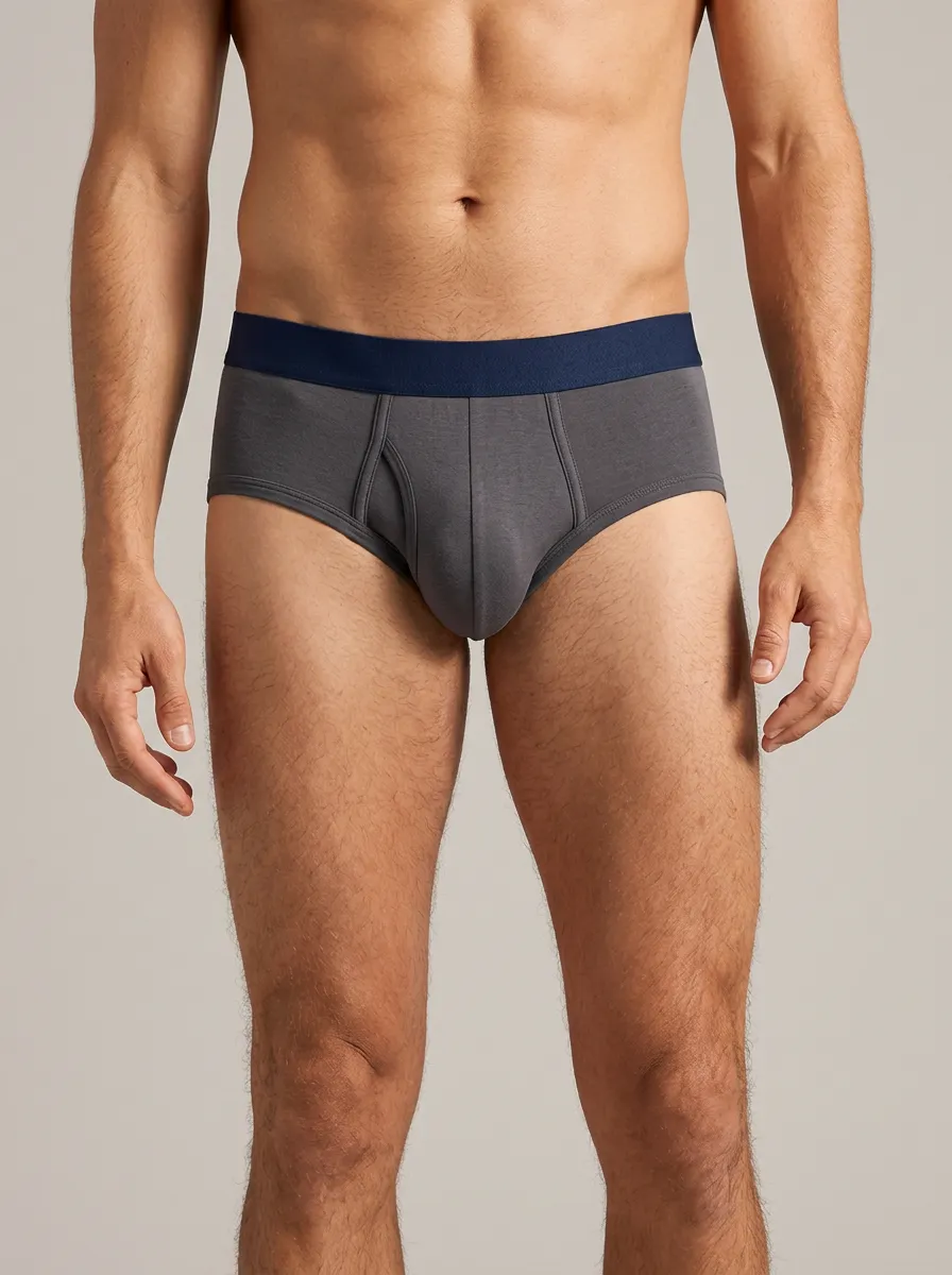 Men's Waistband Cotton Boxer Briefs